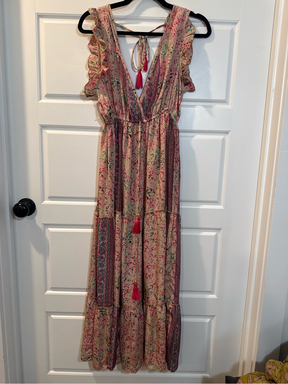 Silk Viscose bohemian Coachella festival dress Small